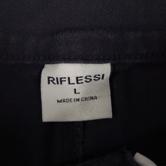 Riflessi‎ Cargo Pants Teen Youth Large 27x26.5 Black Stretch Elastic Ankle - Picture 7 of 15